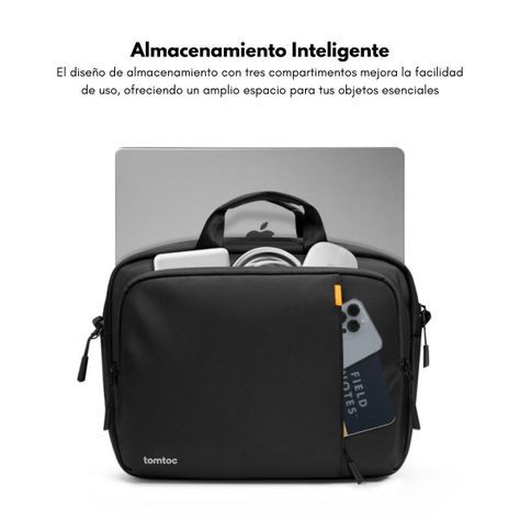 Tomtoc Maletín de Viaje Defender-A31 para Macbook 14" (10L) - Negro-1