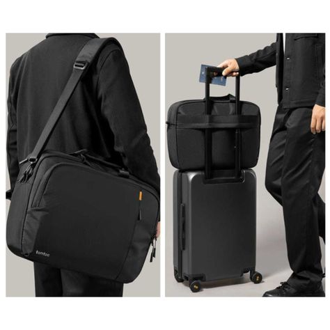 Tomtoc Maletín de Viaje Defender-A31 para Macbook 14" (10L) - Negro-3
