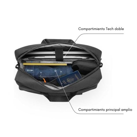 Tomtoc Maletín de Viaje Defender-A31 para Macbook 14" (10L) - Negro-5