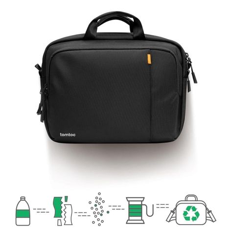 Tomtoc Maletín de Viaje Defender-A31 para Macbook 14" (10L) - Negro-6