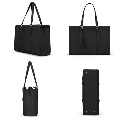 ECOSUSI Bolsa Oficina para notebook 15.6'' Gran Capacidad- Negro-3