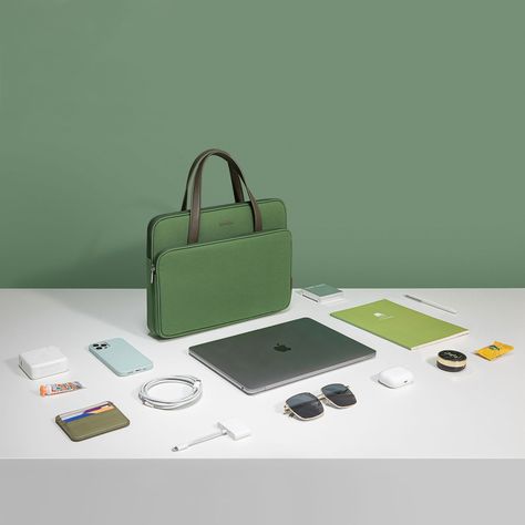 Tomtoc Bolso Premium H21 Para 14'' MacBook Pro- Verde-2
