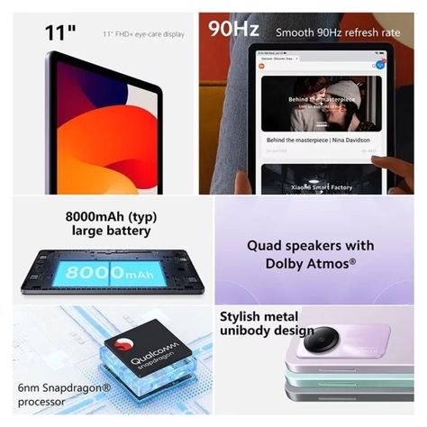 Xiaomi Tablet Redmi Pad SE 11" 8GB + 256GB Verde-6