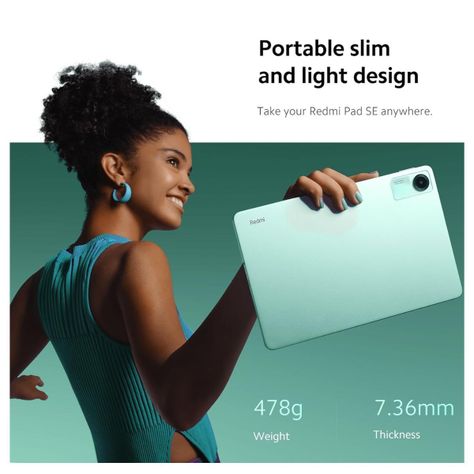 Xiaomi Tablet Redmi Pad SE 11" 8GB + 256GB Verde-7