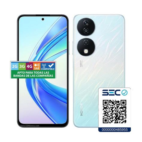 Honor X7B 4G 8GB + 256 GB - Brisa de Plata-1