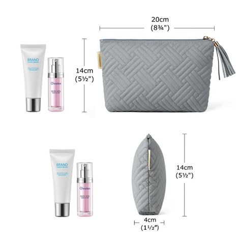 Bagsmart - Cosmetiquero 1un - Gris-2