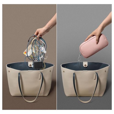 Tomtoc Estuche Light-T12 para Accesorios Electrónicos Pequeño - Rosado-3