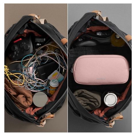 Tomtoc Estuche Light-T12 para Accesorios Electrónicos Pequeño - Rosado-4
