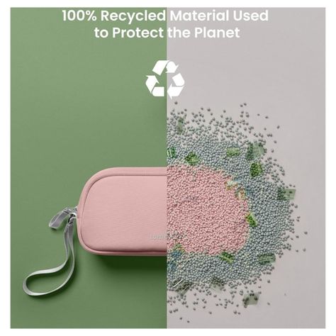 Tomtoc Estuche Light-T12 para Accesorios Electrónicos Pequeño - Rosado-5