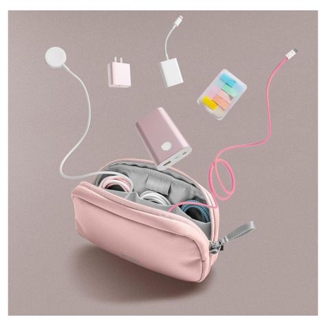 Tomtoc Estuche Light-T12 para Accesorios Electrónicos Pequeño - Rosado-6