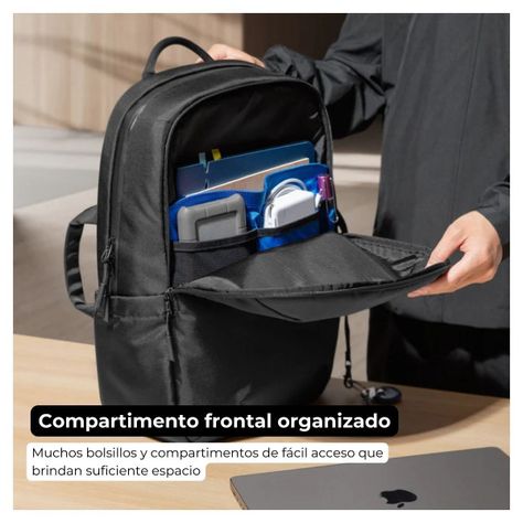 Tomtoc Mochila UrbanEX-T65 20L para Notebook 15.6" - Negro-6