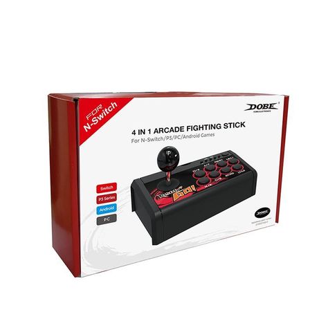 DOBE - Control Arcade Fighting Stick 4 en 1- TNS-19059-5