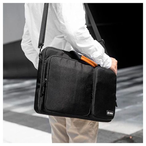 Bolso De Hombro A42 Para Laptop 17-17.3" - Negro-2