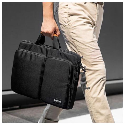Bolso De Hombro A42 Para Laptop 17-17.3" - Negro-6