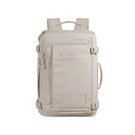 Bagsmart Mochila de Viaje Blast Mediana 38L para Notebook 15.6" - Beige-0