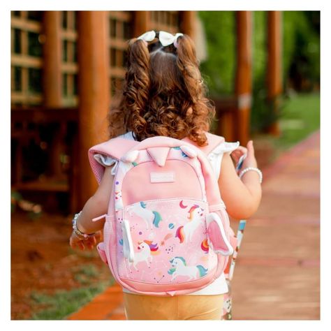 Mommore Mochila para Niñas Unicornio 6L - Rosado-1