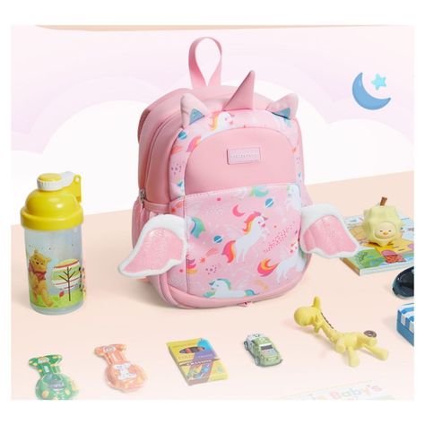 Mommore Mochila para Niñas Unicornio 6L - Rosado-7
