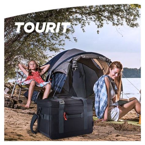 Tourit Cooler Bag Offroad Enfriador Aislado Portátil 32L - Negro-7