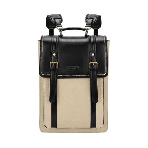 Ecosusi Mochila Dolce con Efecto Tejido para notebook 15.6" - Negro-0