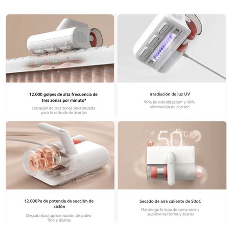 Xiaomi Aspiradora Anti Ácaros Dust Mite - Blanco-4