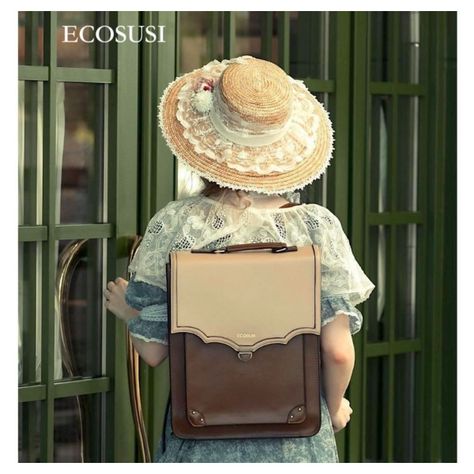 Ecosusi Mochila Vintage Aria para notebook 14” - Chocolate-5