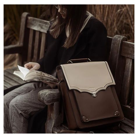 Ecosusi Mochila Vintage Aria para notebook 14” - Chocolate-7