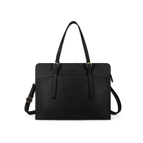 Ecosusi Bolso Tote Versátil para Notebook 15.6" - Negro-0