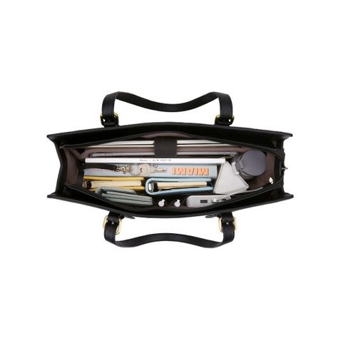 Ecosusi Bolso Tote Versátil para Notebook 15.6" - Negro-5