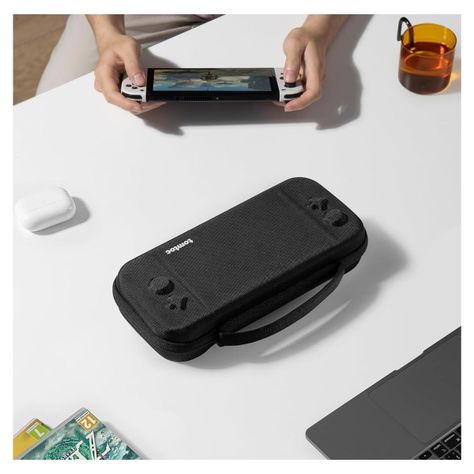 Tomtoc Estuche Mediano FancyCase-G05 Nintendo Switch / Oled - Negro-7