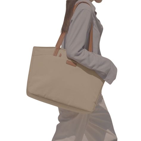 Tomtoc Bolso Tote Versatile-T23 MacBook Pro 16" M3/M2/M1 Caqui-5