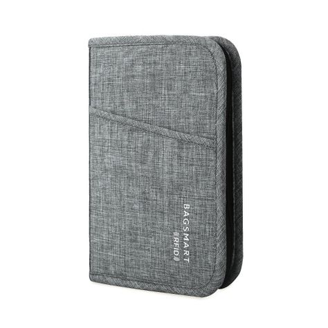 Bagsmart Porta Pasaporte LAX - gris-0
