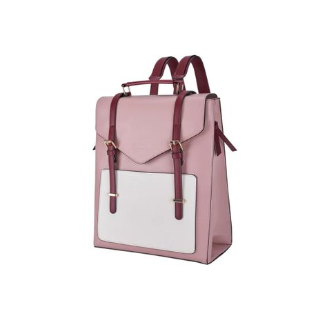 Ecosusi Mochila Vintage BELLADONNA para 14" - Rosa-1