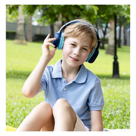 Tronsmart Audífonos Inalámbricos KH02 para Niños Azul-7