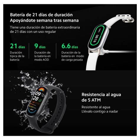 Xiaomi Mi Smart Band 9 Pulsera de Actividad - Negro Medianoche-5