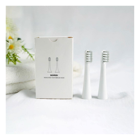 Bomidi Cabezal Repuesto 2 pcs Cepillo de Dientes Eléctrico T501-3