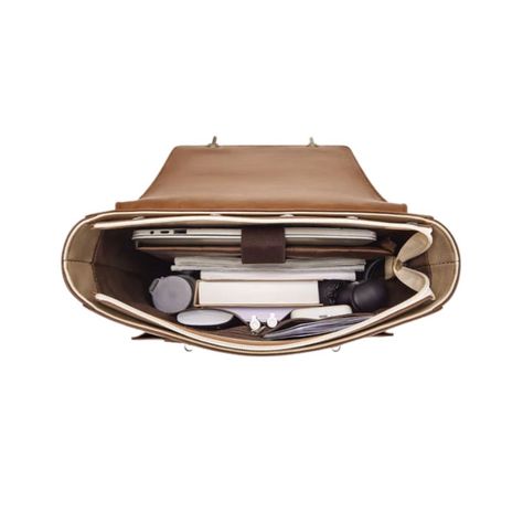 Ecosusi Mochila Dolce con Efecto Tejido para notebook 15.6" - Marrón-6
