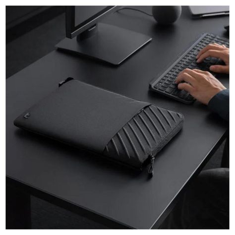 Tomtoc Funda Premium Voyage-A10 para Macbook 14" Resistente al Agua - Negro-2