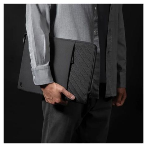 Tomtoc Funda Premium Voyage-A10 para Macbook 14" Resistente al Agua - Negro-7