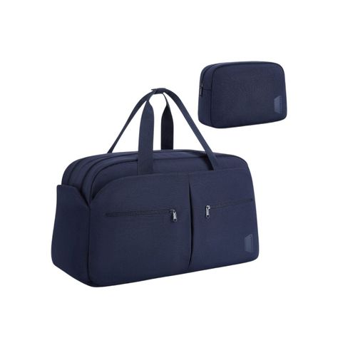 Bagsmart Bolso de Mano para Viajes Two-Zone con Neceser 17.3" - Azul-2