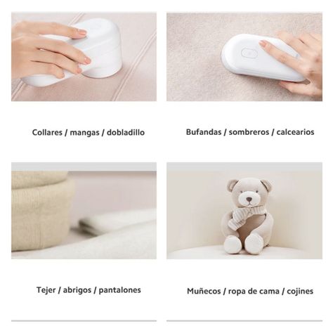 Xiaomi Removedor de Pelusas Eléctrico Lint Remover - Blanco-3