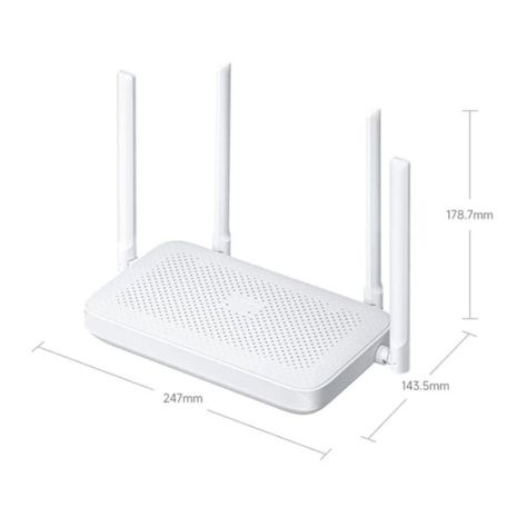 Xiaomi Router AX1500 EU 2.4GHz / 5GHz WiFi 6 Blanco-4