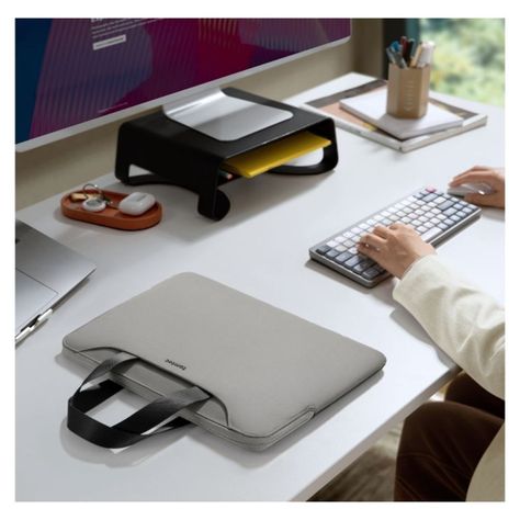 Tomtoc Funda Light-A21 Bicolor para 13" - 14" - Gris-7