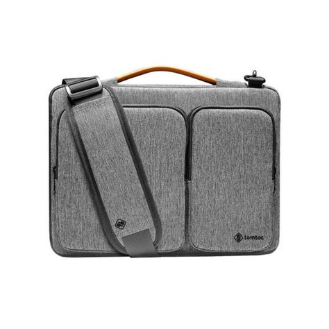 Tomtoc Maletín Defender-A42 MacBook Air 13" M3/M2/M1 Gris-0