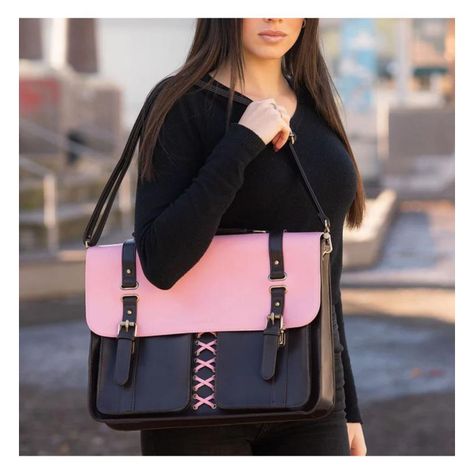 Ecosusi Maletín y Mochila Victoria para Notebook 15,6” - Rosa Café-2