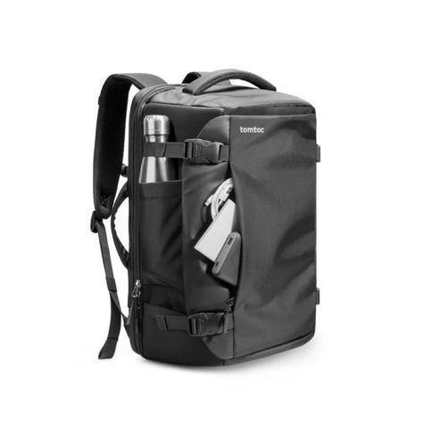 Tomtoc Mochila de Viaje Navigator-T66 para Notebook 17.3" 40L - Negro-1
