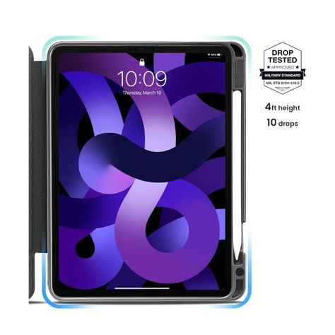 Tomtoc Funda Vertical Inspire-B50 Tri-Mode para iPad Air 4/5 de 10.9" - Negro-2