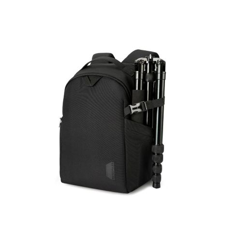 Bagsmart - Mochila para cámara y notebook de 13.3" - Negro-2
