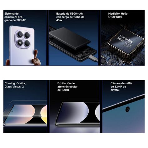 Xiaomi Redmi Note 14 Pro 4G 8GB + 256GB Azul Océano-6