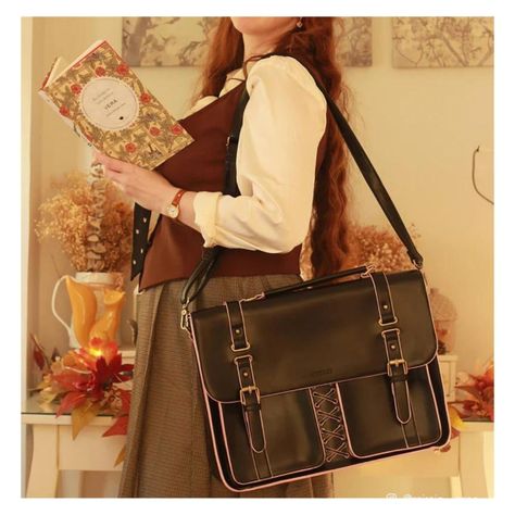 Ecosusi Maletín y Mochila Emily para Notebook 15,6” - Negro-5