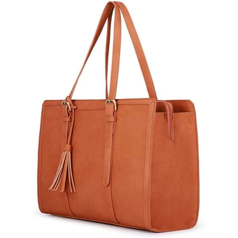 ECOSUSI Bolsa Oficina para notebook 15.6'' Gran Capacidad- Marrón-0